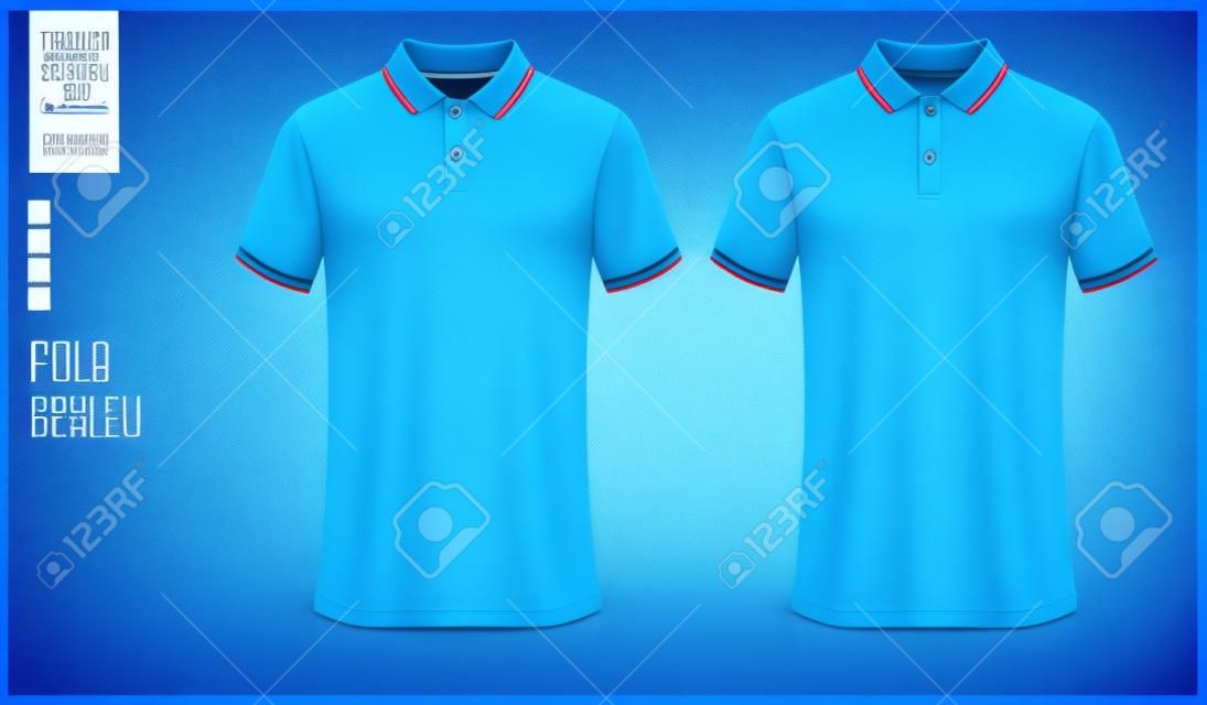 Polo Shirt Mockup Template Design Soccer Jersey Football Kit