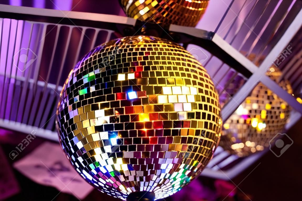 Disco Ball Lichtreflexion Hintergrund