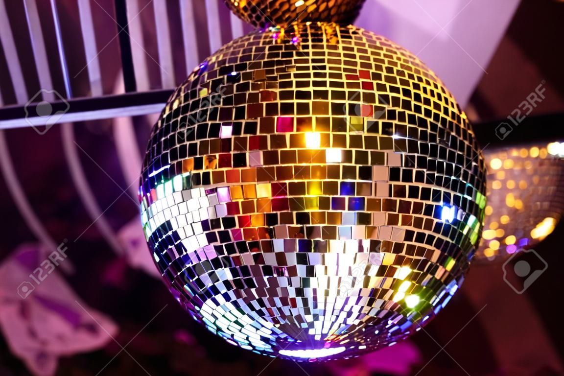 Disco Ball Lichtreflexion Hintergrund