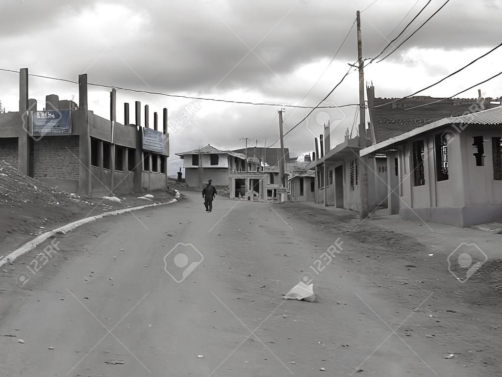 키토 근처 산 마르틴, 에콰도르의 가난한 동네