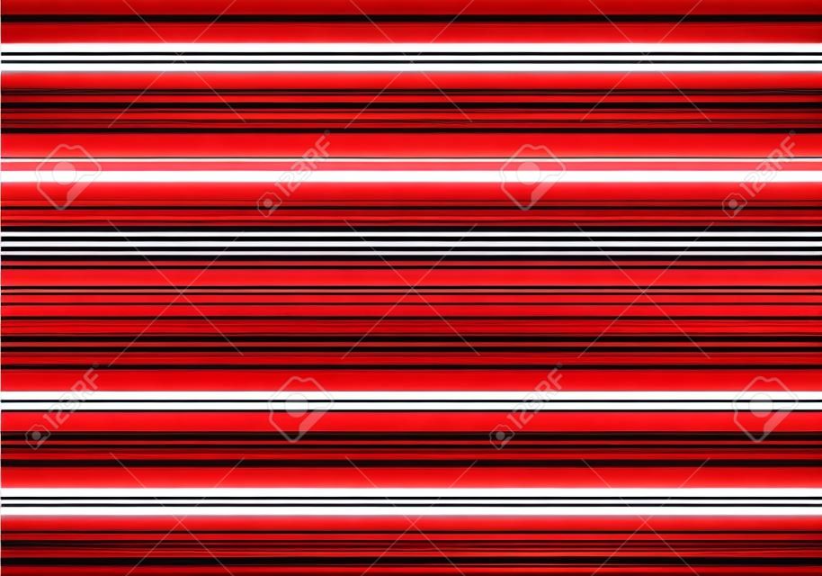 Rayas tecnología metálica fondo corporativo. diseño del vector rojo abstracto con rayas de plata metálica
