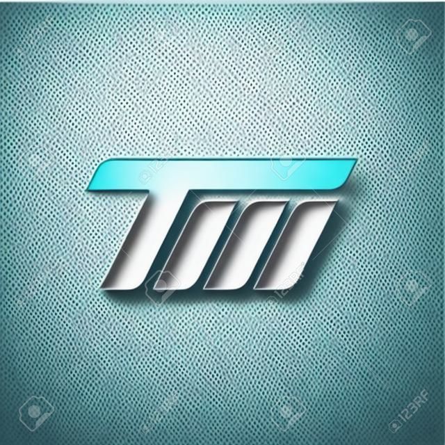 Design creativo logo logo TM, moderno, velocità e professionalità. Molto bello per l'identità di marca.