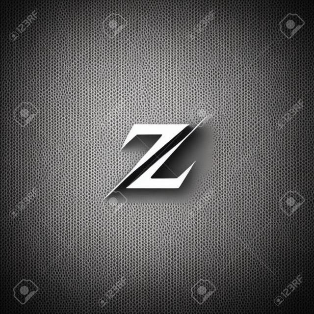Креативная буква Z шаблоны дизайна логотипа концепции