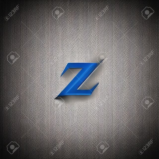 創意字母Z標誌概念設計模板