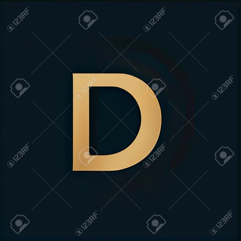 lettera di lusso e lettera P logo. pd, dp iniziale sovrapposizione in quadrato lettera logotipo colorato