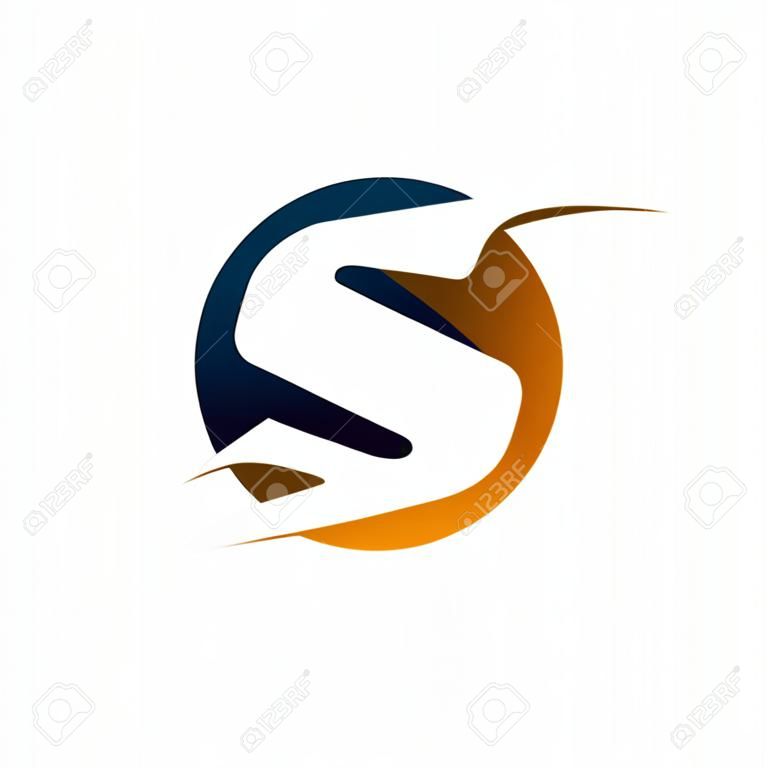 lettre s logo élément de conception modèle de logo