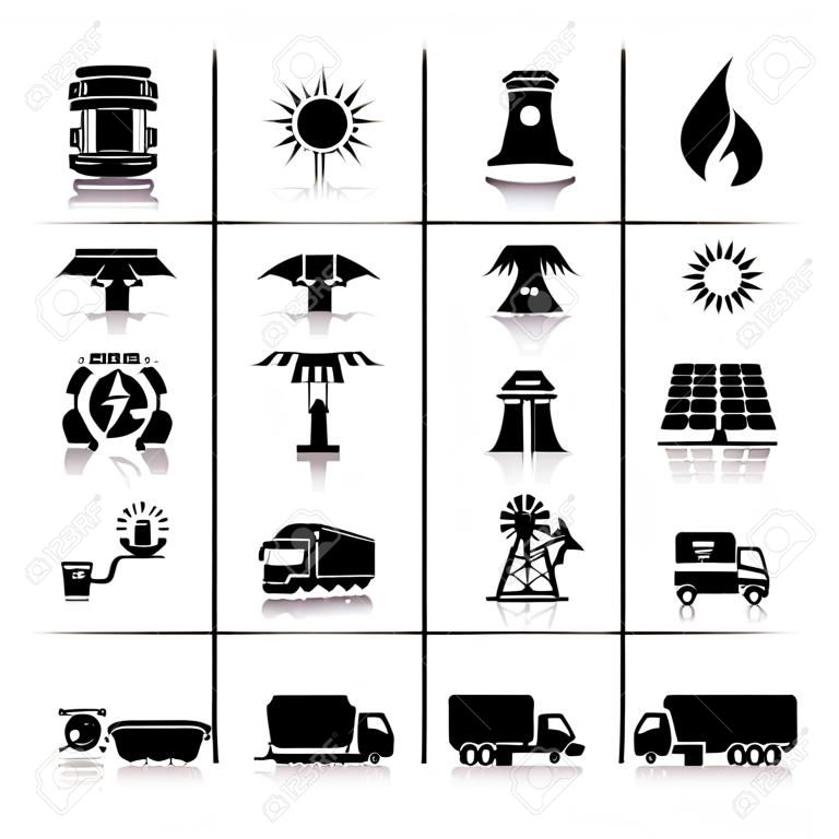 Icons set energéticas