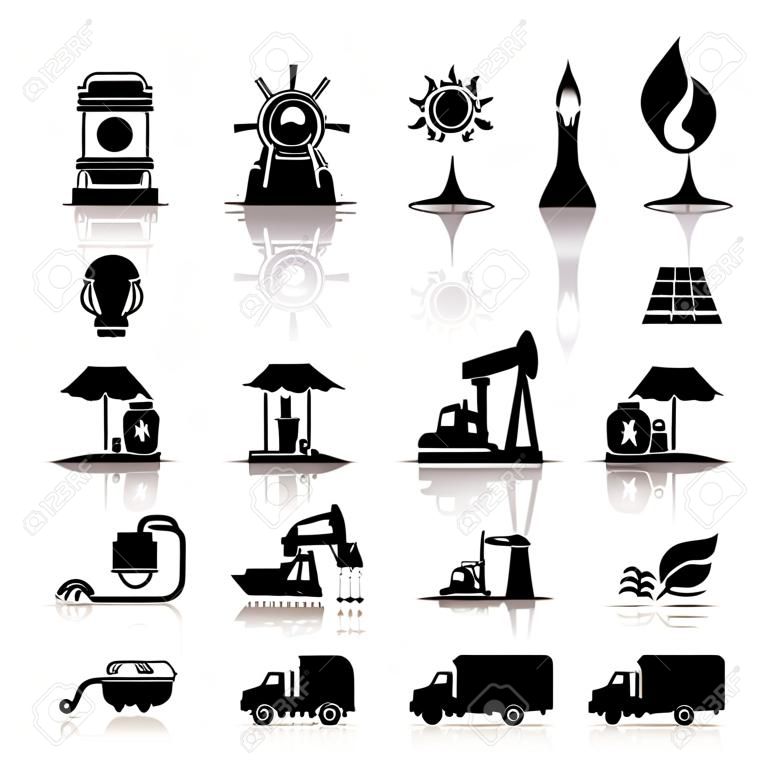 Icons set energéticas