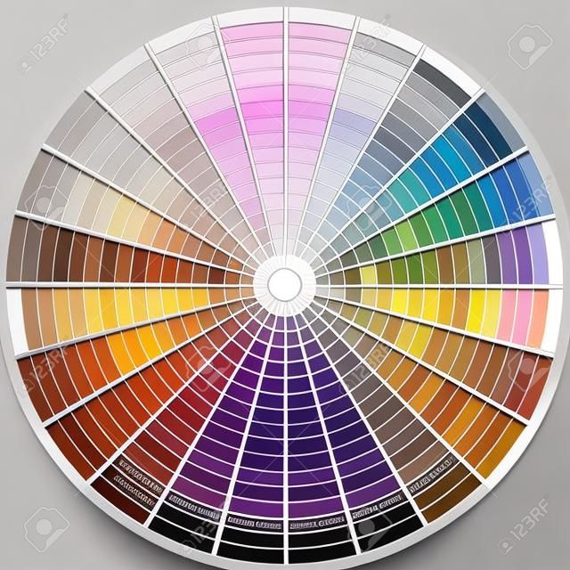 Paleta kolorÃ³w. Paleta kolorÃ³w dla prepress, drukowanie, teoria koloru, biznes kalibracji