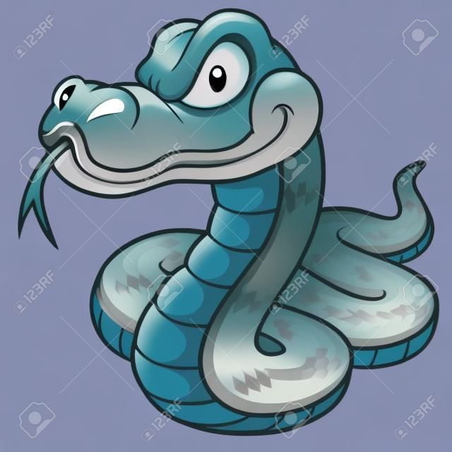 Illustration of Cartoon Snake