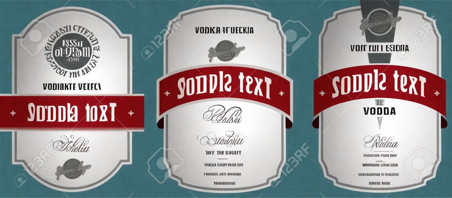 Label design - vodka