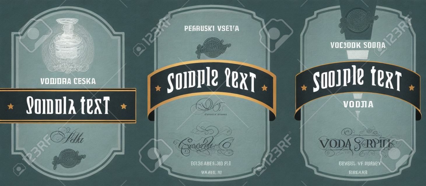 Label design - vodka