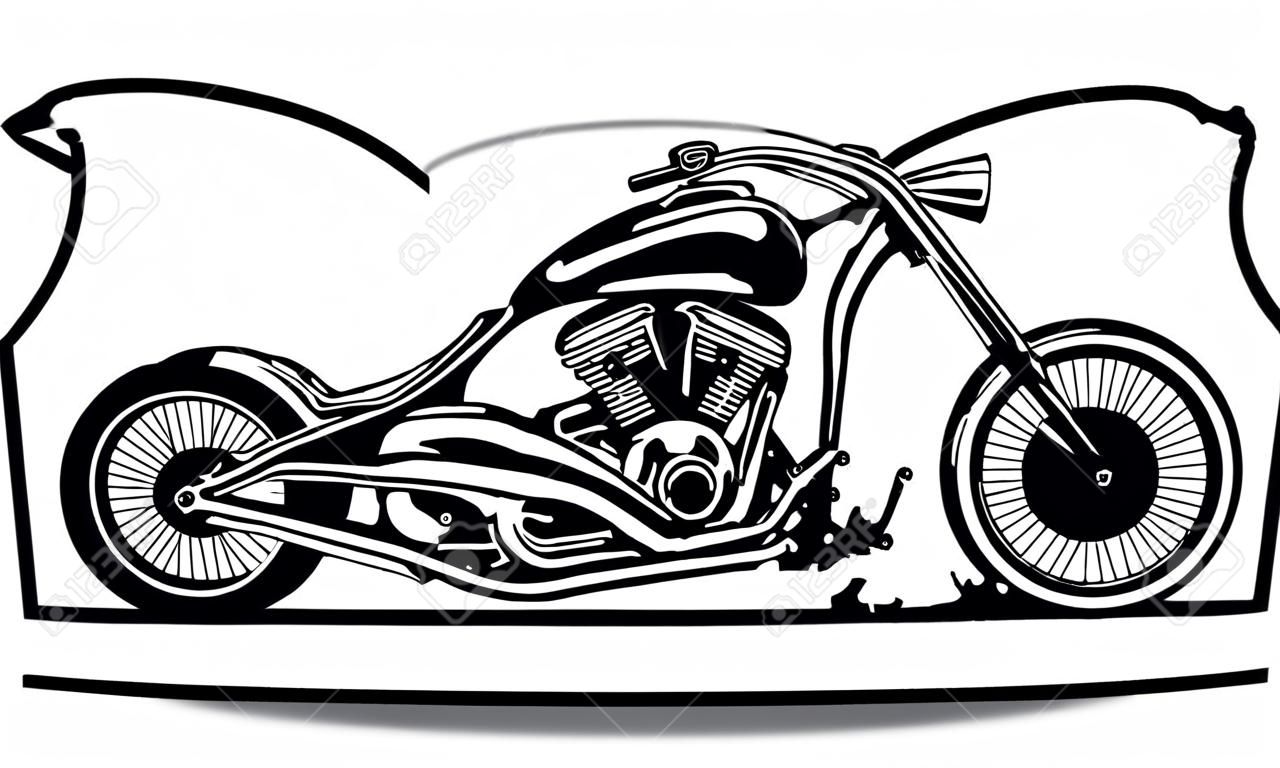 motosiklet sürücüleri için özel helikopter bisiklet logosu