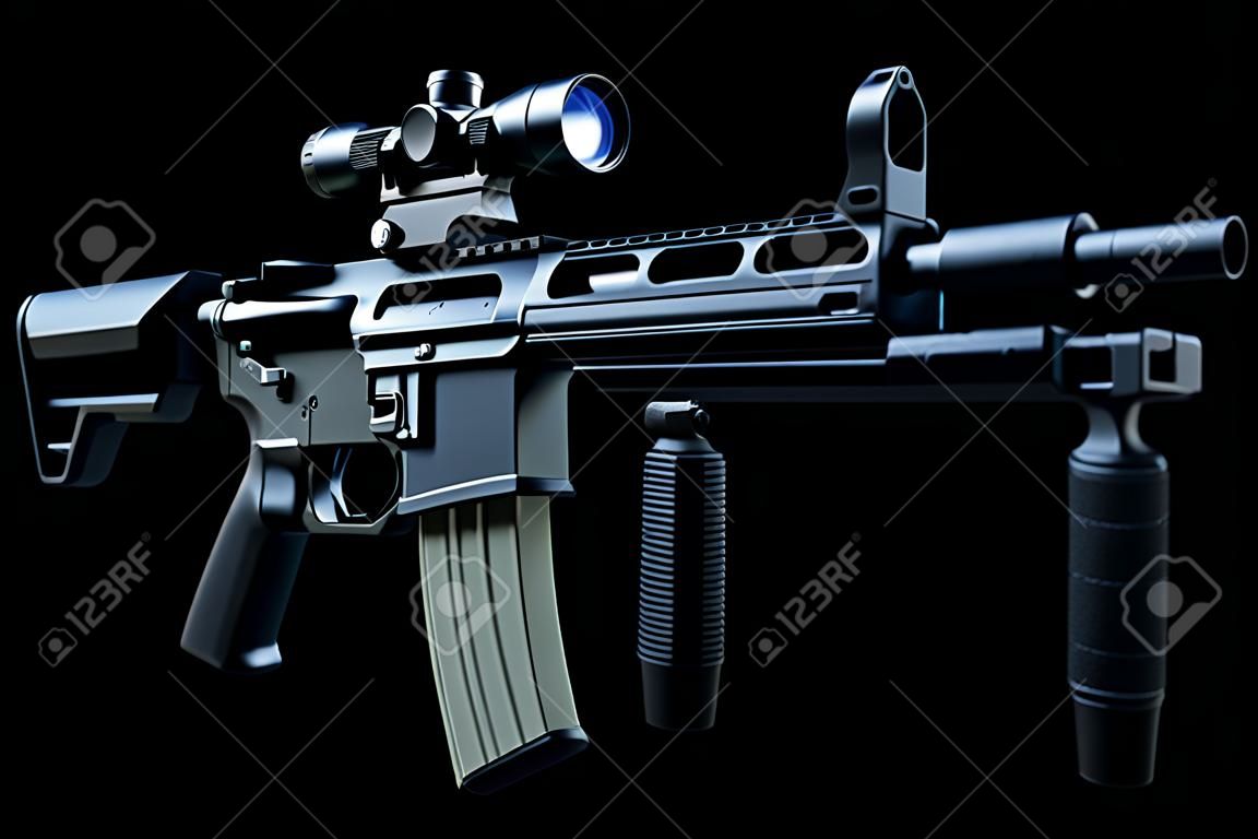 M4戰術步槍戰鬥光學和激光瞄準