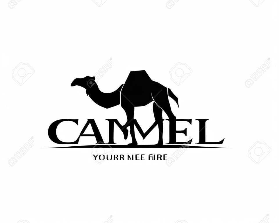 Camel logo template suitable for businesses and product names. This stylish logo design could be used for different purposes for a company, product, service or for all your ideas.