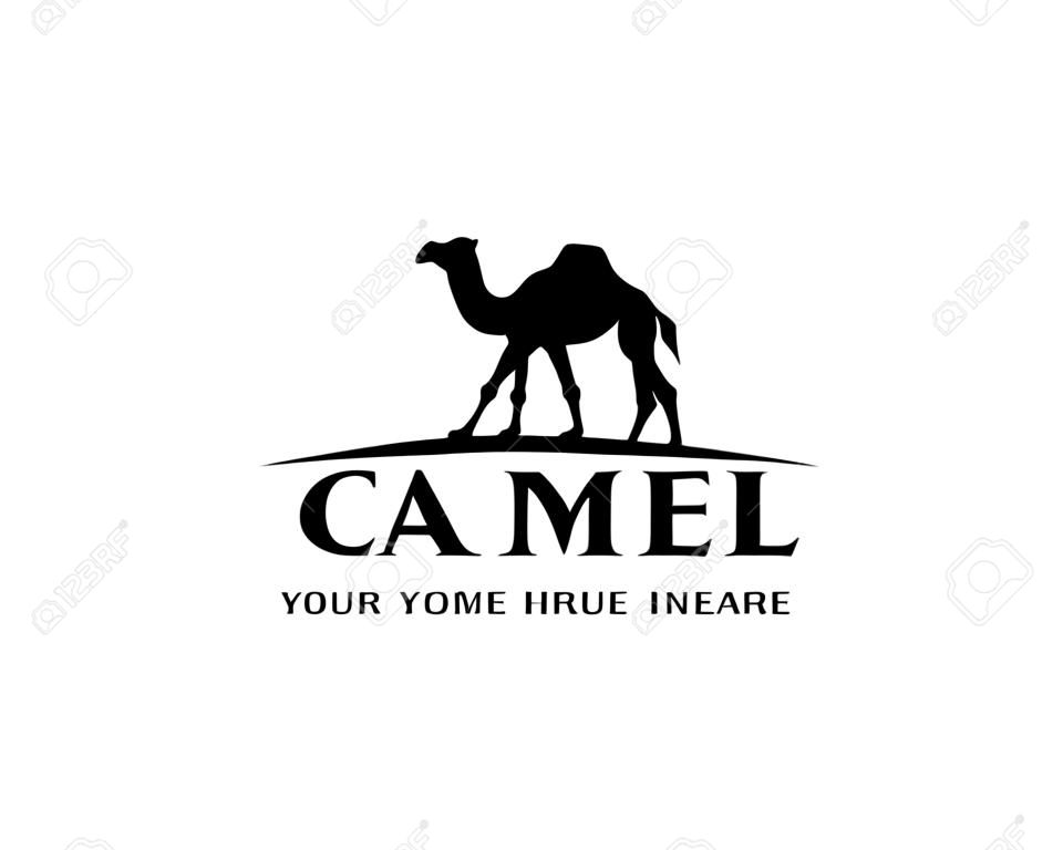 Camel logo template suitable for businesses and product names. This stylish logo design could be used for different purposes for a company, product, service or for all your ideas.