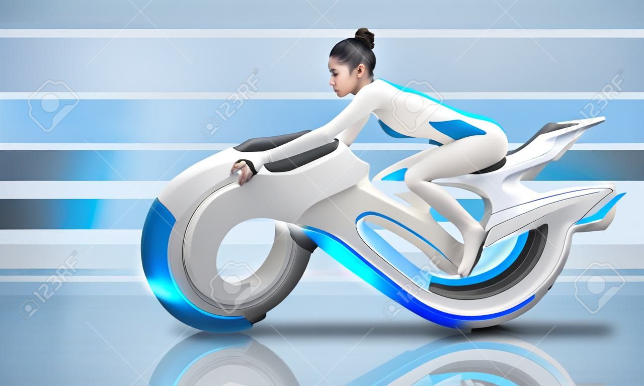 Cazip geleceğin bisiklet sürücüsü - Future koleksiyonu