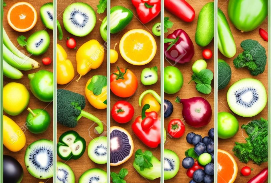Свежие фрукты и овощи. Свежая еда
