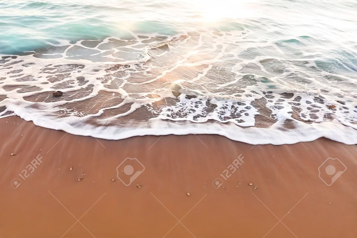 Blue waves in the sand