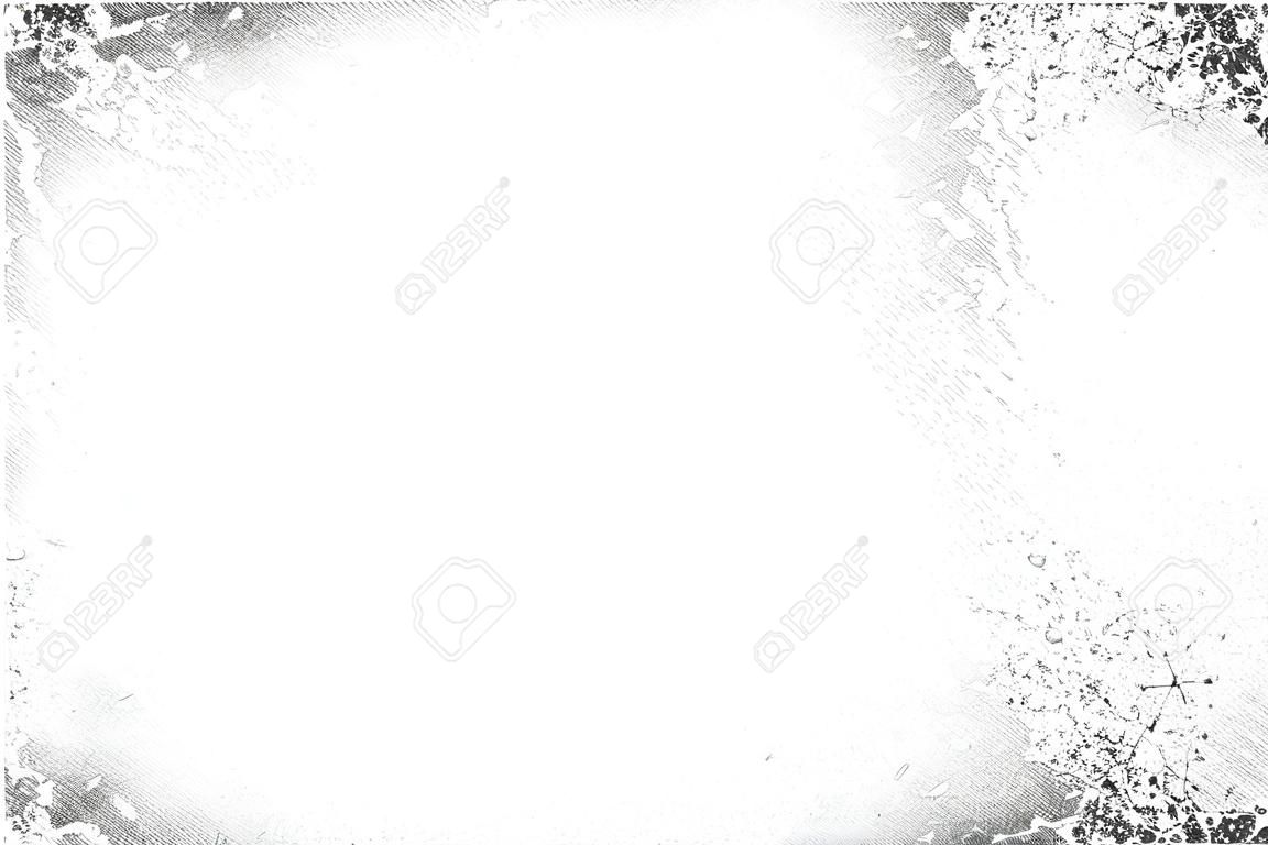 Distressed black texture. Dark grainy texture on white background. Dust overlay textured. grain noise particles. Rusted white effect. Grunge design elements. Vector illustration, EPS 10.