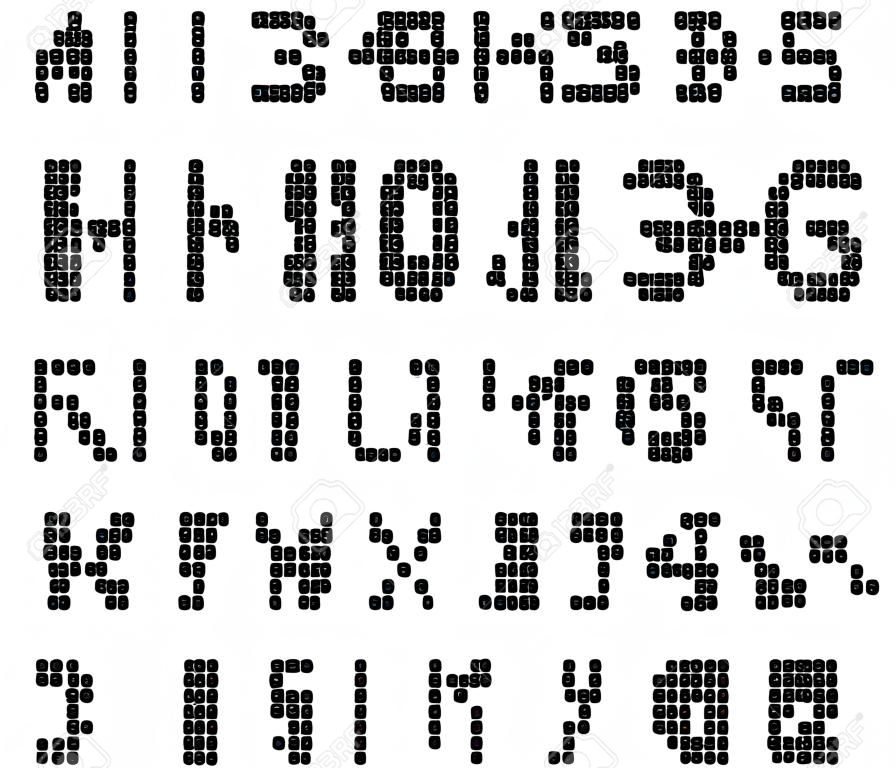 シジックス アルファベット ダイ タグ doodle dots 大文字 シジックス