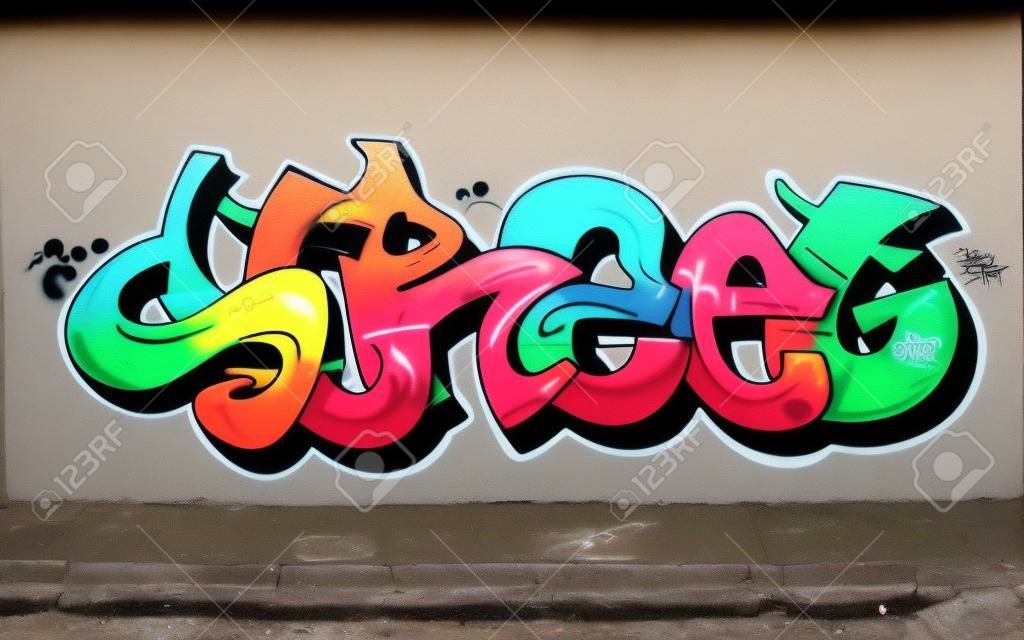Graffiti urban art
