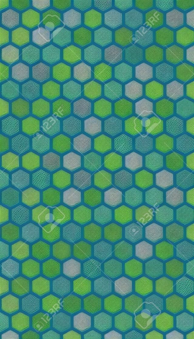 eps10. Hexagon vector texture. Hexagonal grid repeat pattern. Geometric pattern monochrome structure, graphic hexagon repeat background illustration