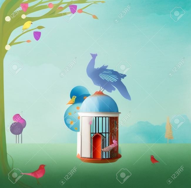 Птицы дом