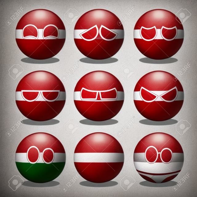 Lettland Countryball