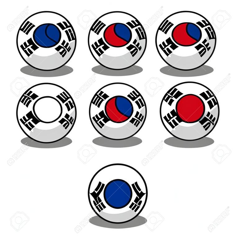Südkorea-Countryball
