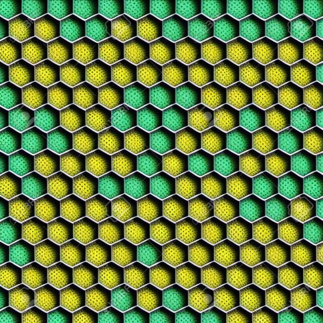 Fond en nid d'abeille d'une ruche d'abeilles. Illustration vectorielle de texture géométrique.
