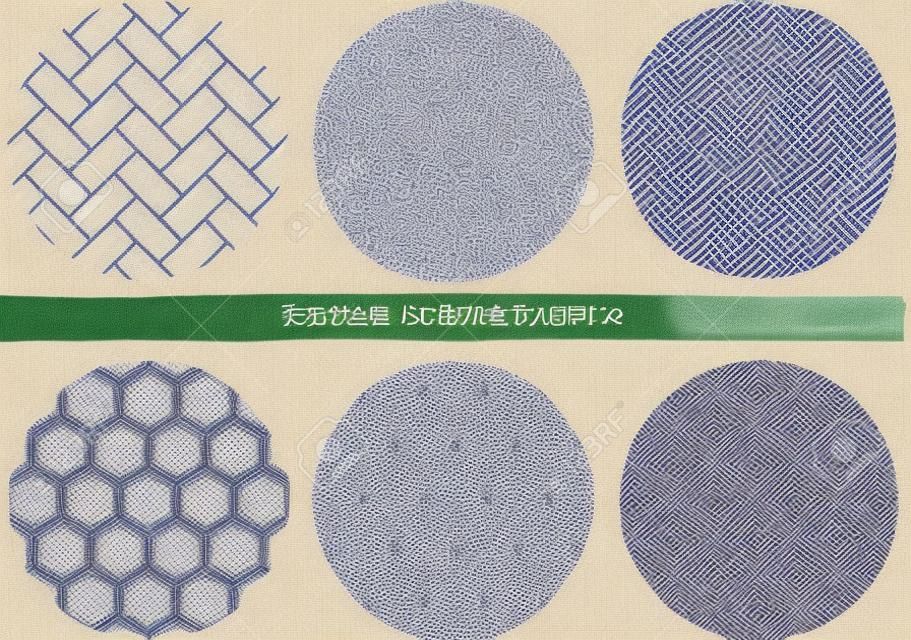 Japanese traditional Japanese pattern material