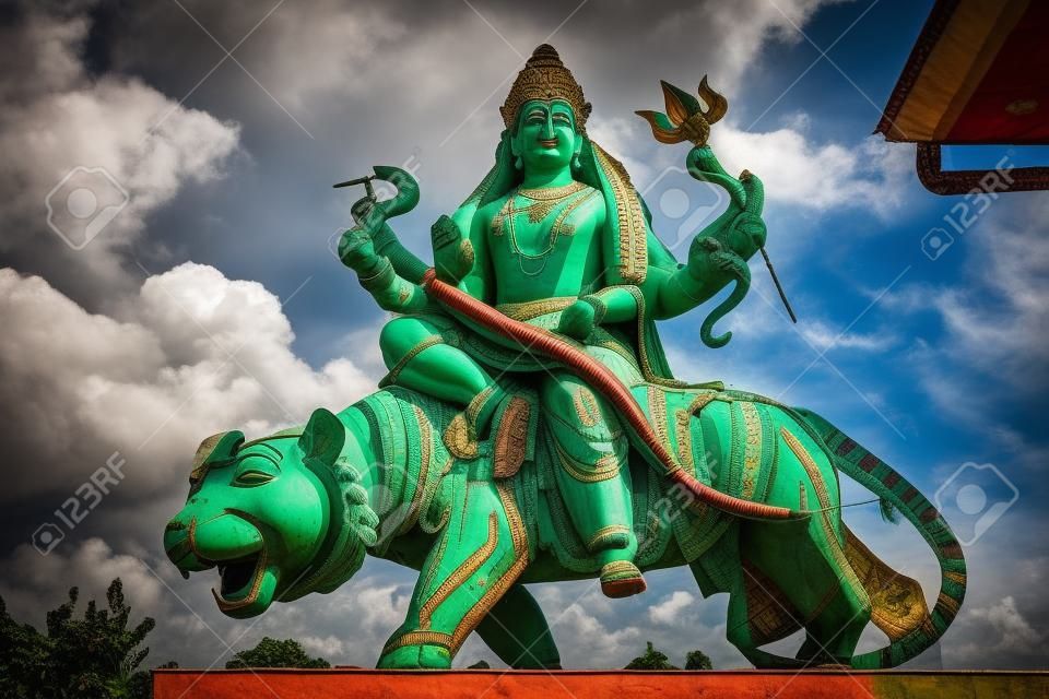Indian god statue in Suriname, South America