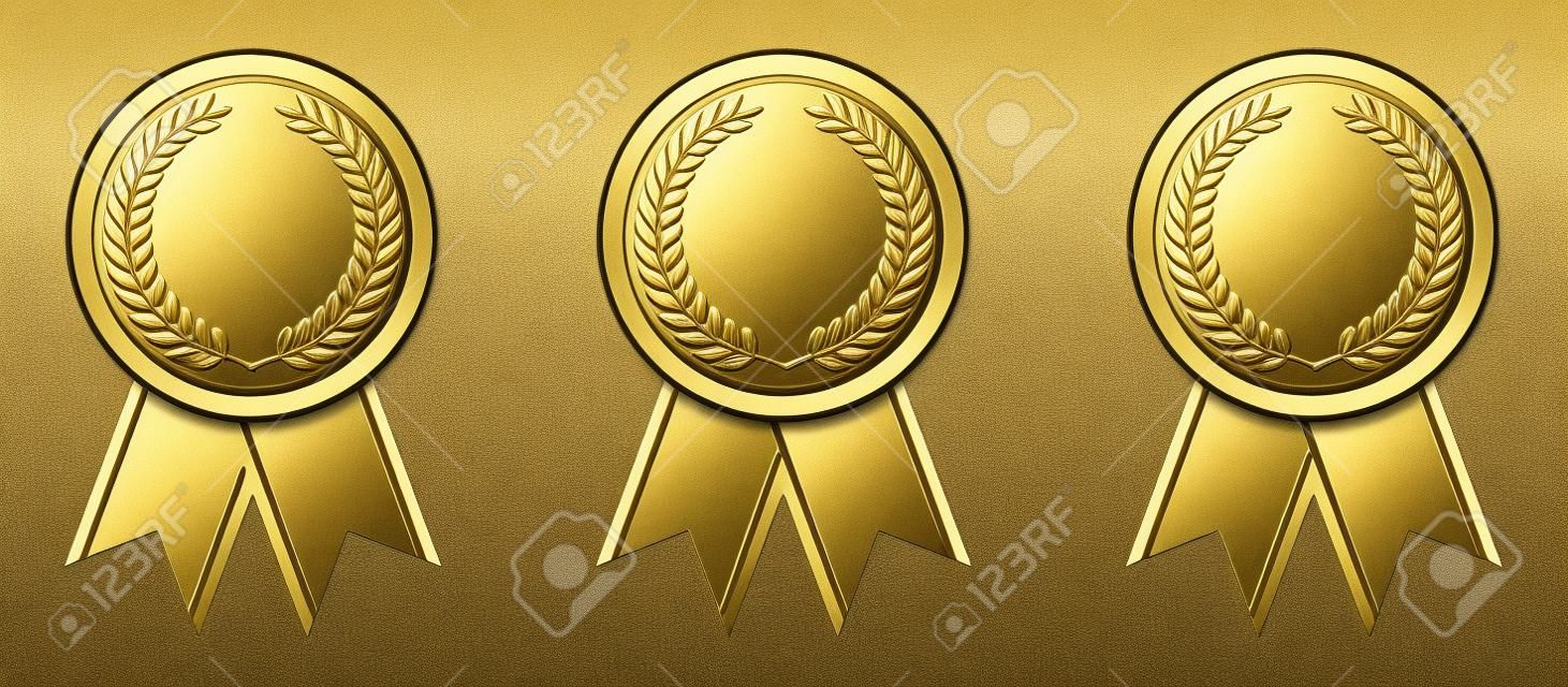A Gold Silver Bronze badge