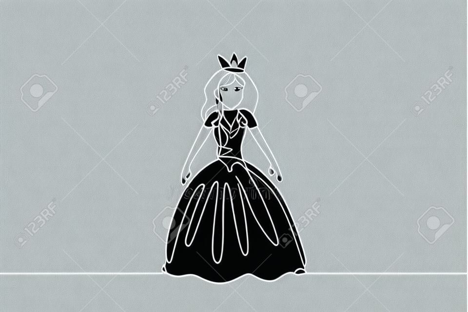 How to Draw a Princess – Step by Step Guide | Cute drawings for kids,  Toddler drawing, Easy drawings for kids