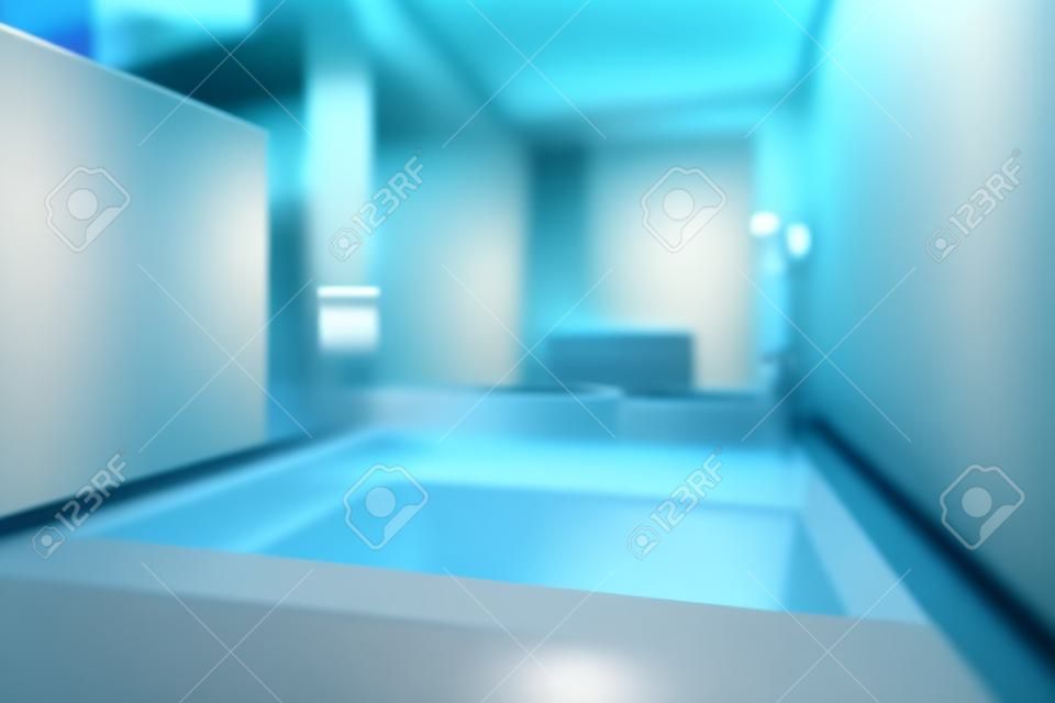 Abstract blur bathroom background