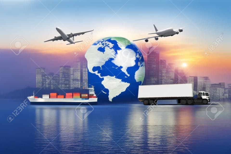 Transporte, importação-exportação, logística, gestão de negócios de transporte