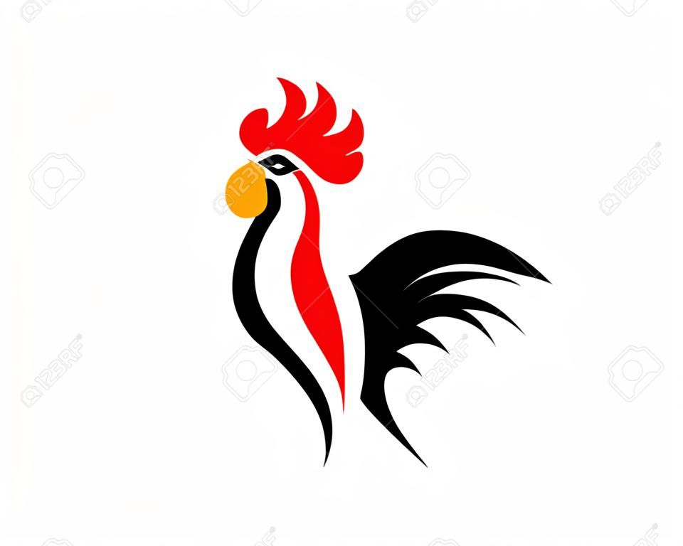 Abstract and luxury rooster
