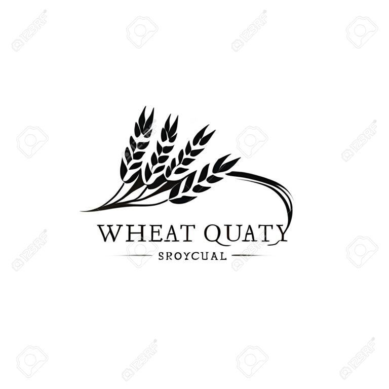 Grain logo. Wheat symbol