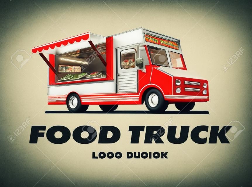 Verschillende van food truck hebben een retro look