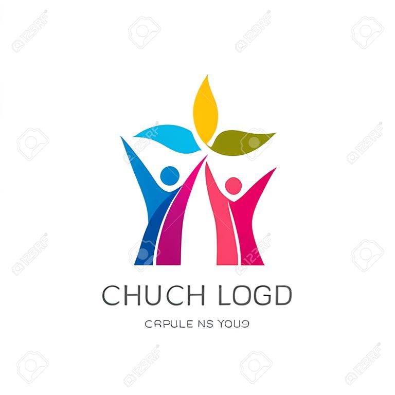 教会标志基督教崇拜人们崇拜上帝Jesus Christ