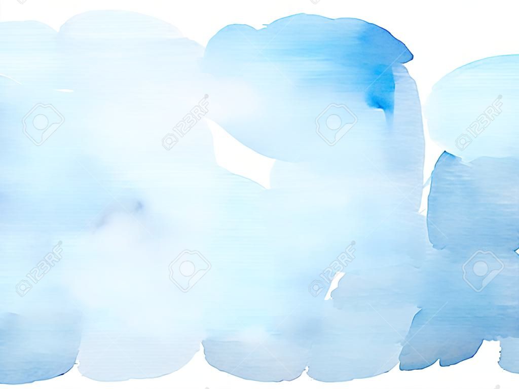 egyszerű sima absztrakt kék akvarell háttér