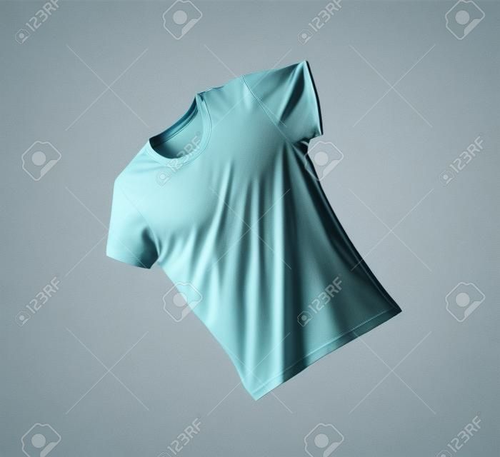 Flying T-Shirt Mock-up, ready to replace your design