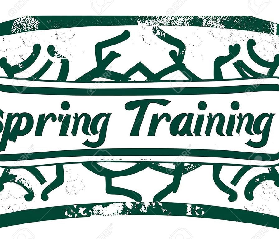 Spring Training Baseball Stamp
