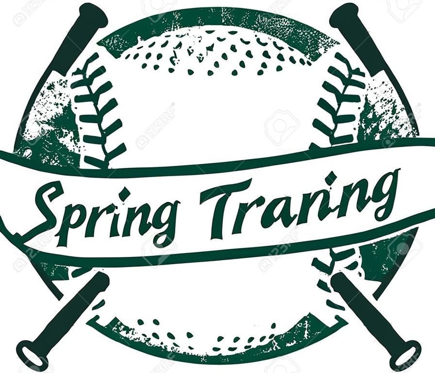 Spring Training Baseball Stamp