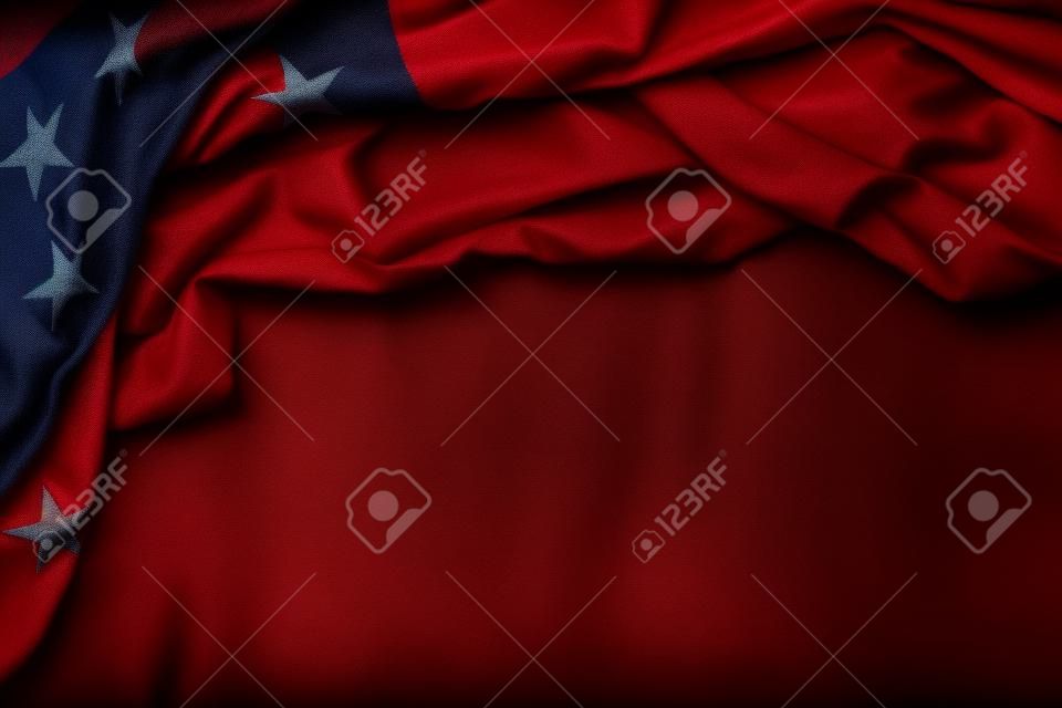 Старый американский флаг фон для Дня памяти или 4 июля