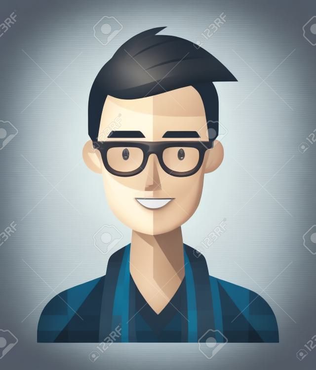 young man with eyeglasses