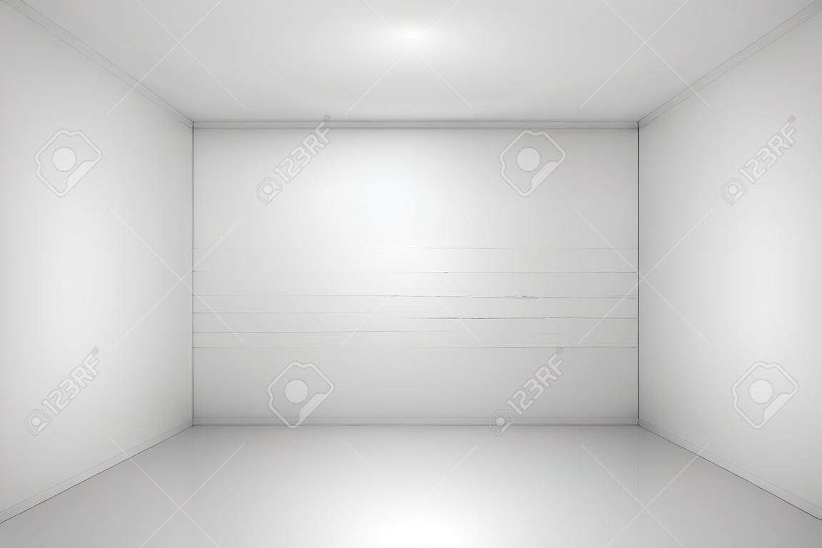 white simple empty room interior