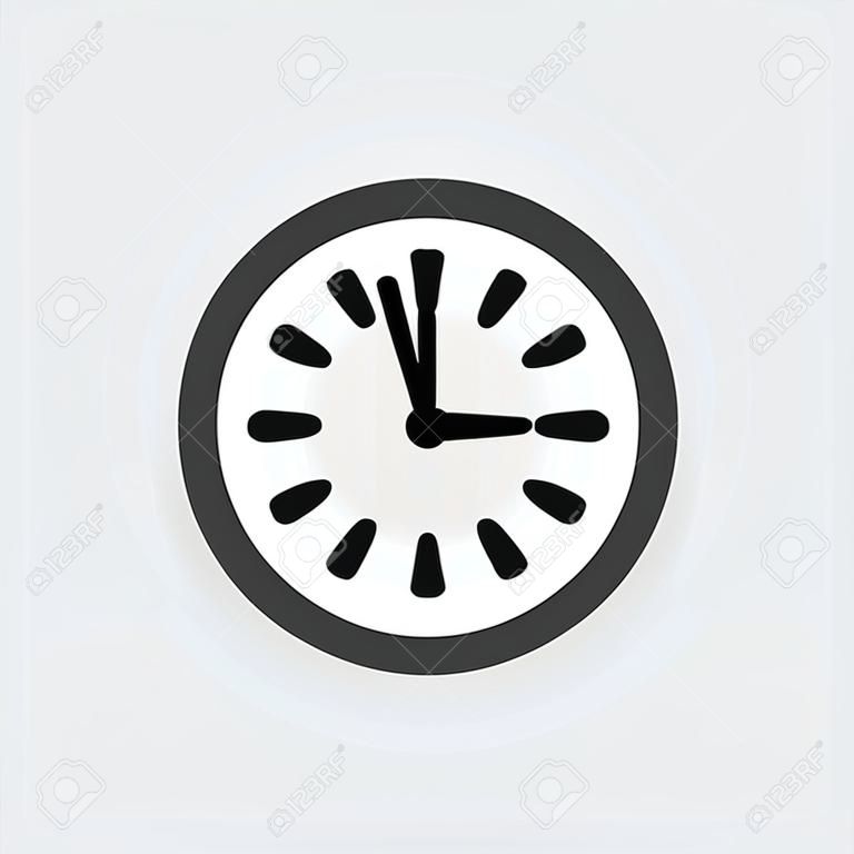 Clock icon illustration isolated vector sign symbol