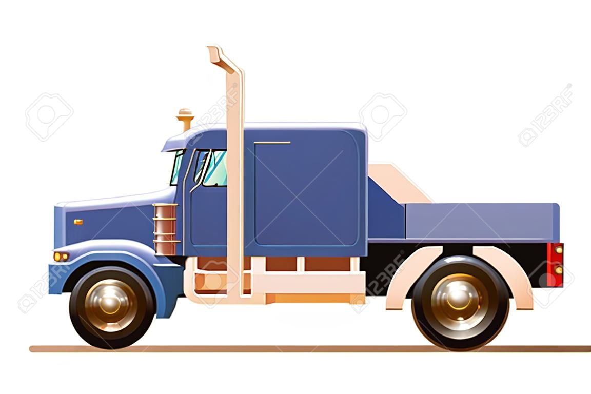 Heavy truck icon isolated on white background